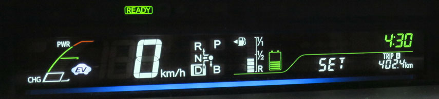 strumentazione Toyota Prius+