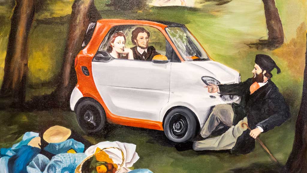 La Smart sur l'erbe di Roberta Romeo