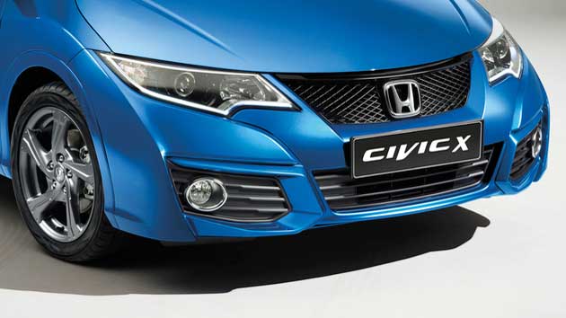 Frontale Honda Civic X Edition