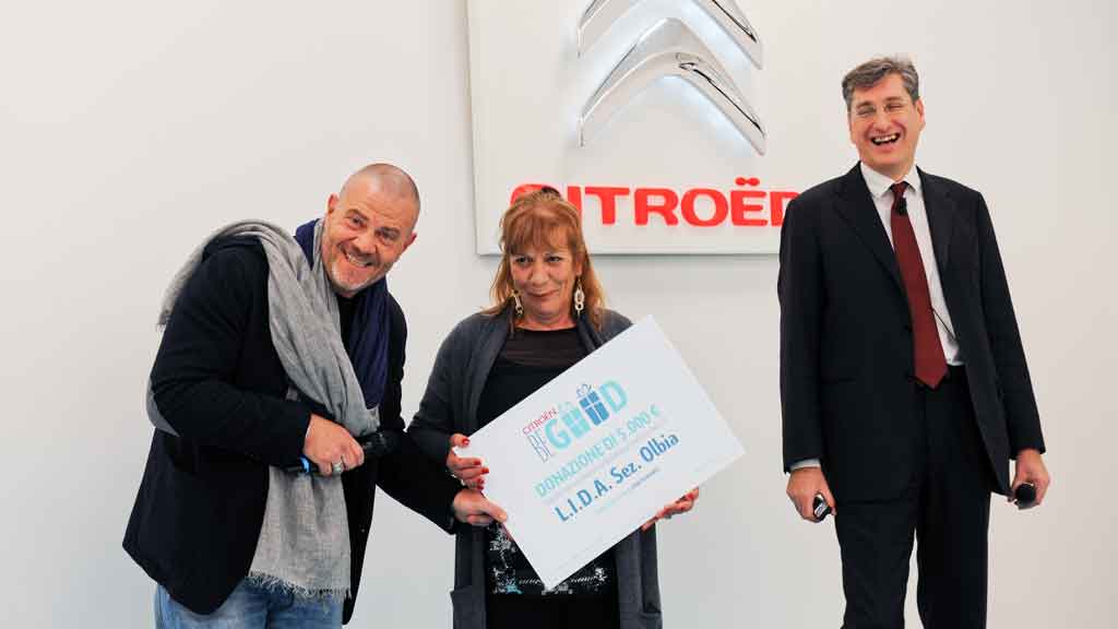 Giulio Golia, Cosetta Prontu e Marco Freschi di Citroen Italia