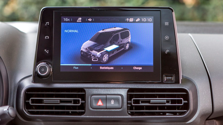 citroen e-berlingo display