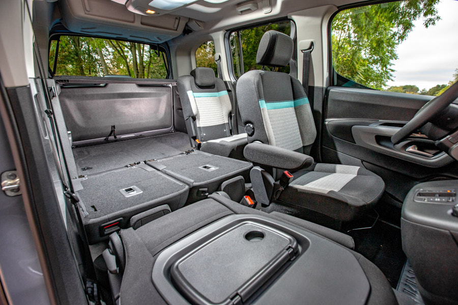 citroen e-berlingo abitacolo posteriore