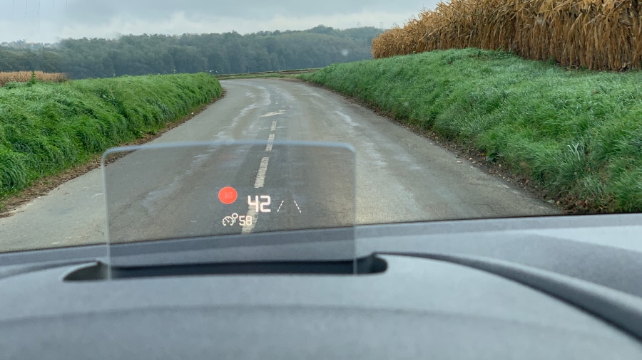 head up display citroen berlingo