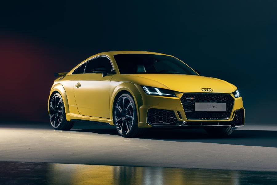 audi tt matte giallo pitone
