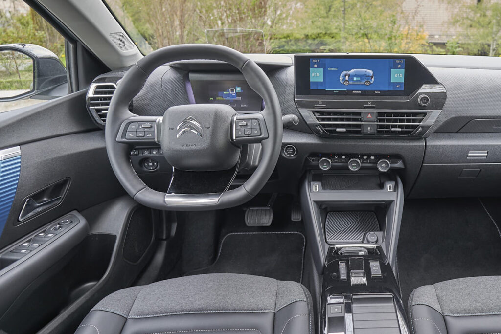 citroen c4 elettrica plancia