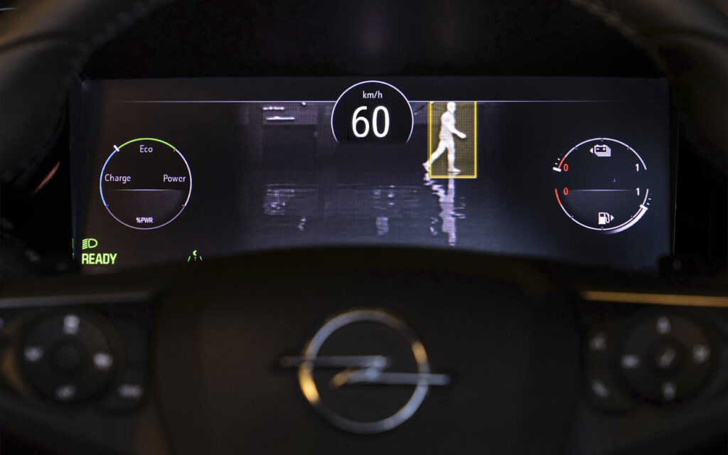 opel grandland night vision