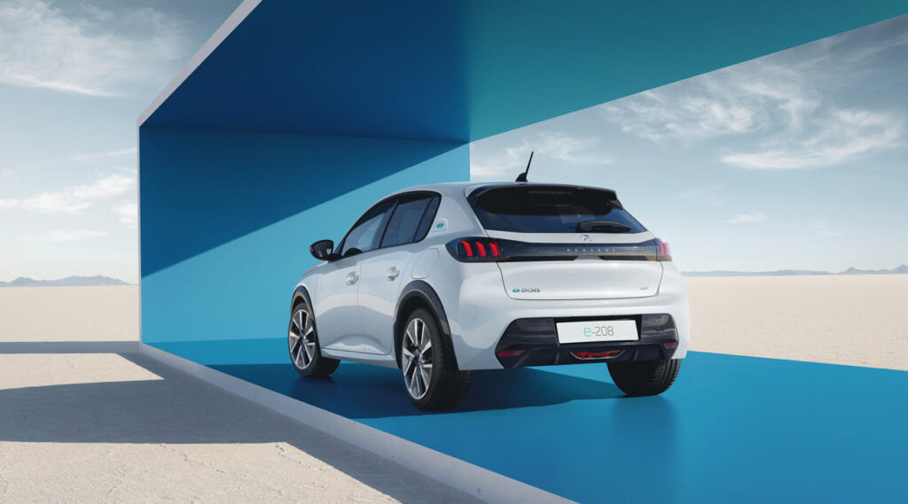 nuova peugeot 208 elettrica