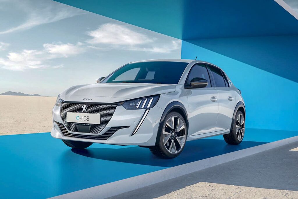nuova peugeot 208 elettrica