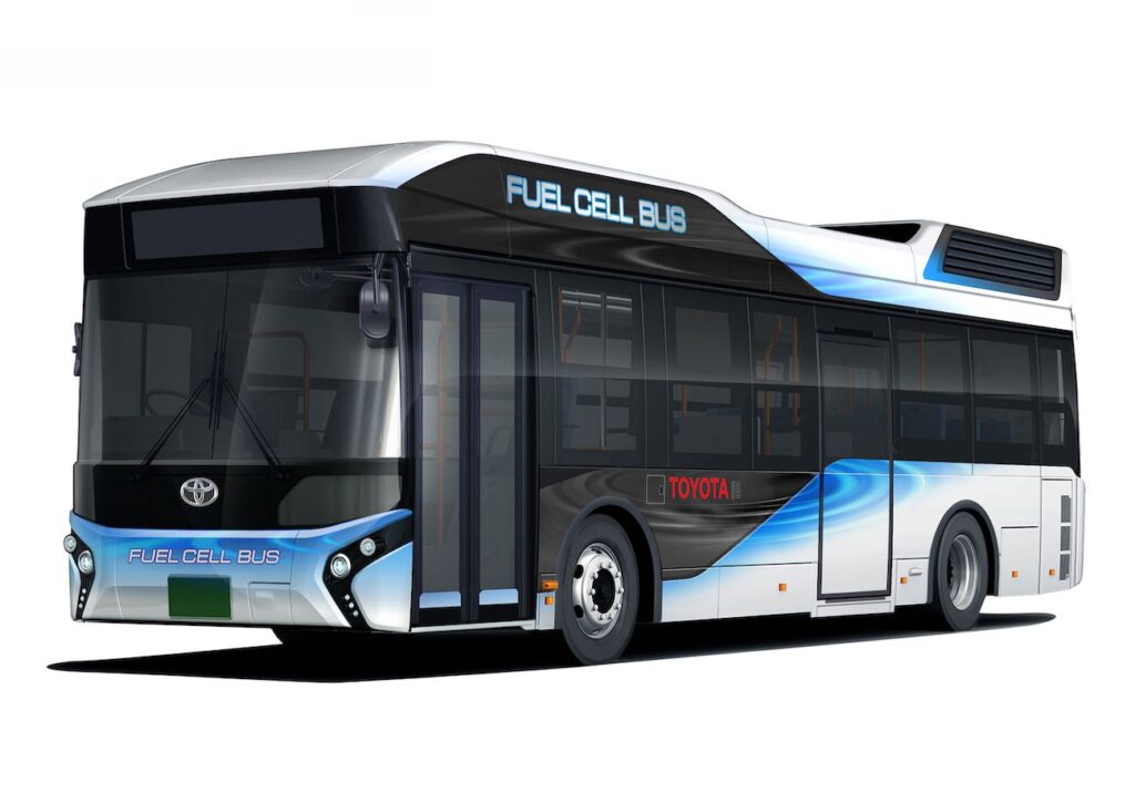 toyota fuel cell bus