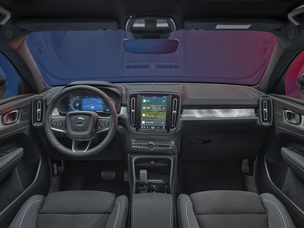 volvo xc40 recharge cockpit