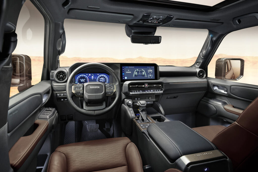 toyota land cruiser cockpit