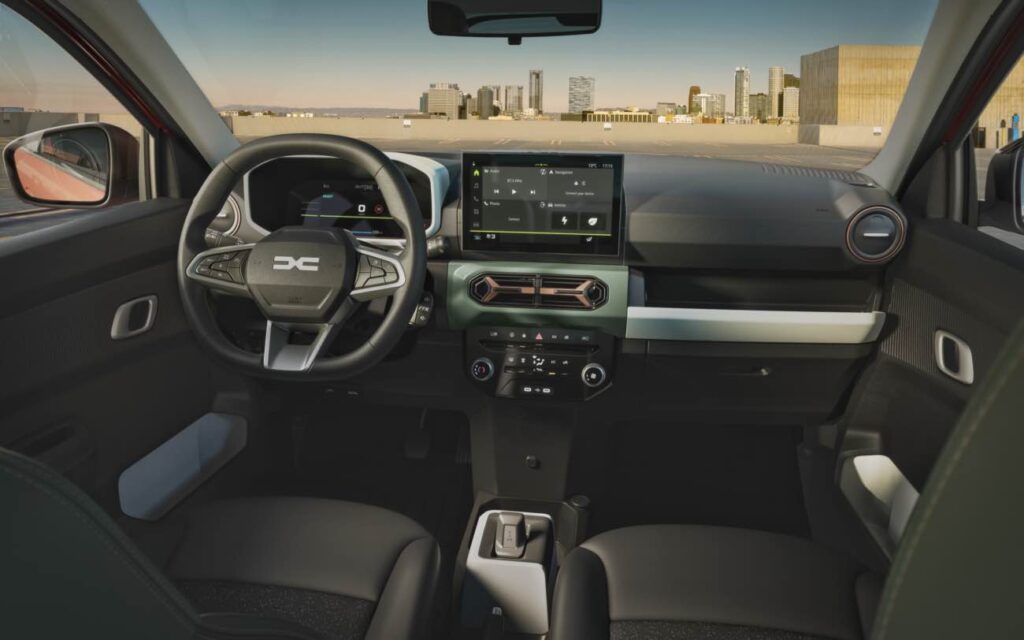 nuova dacia spring cockpit