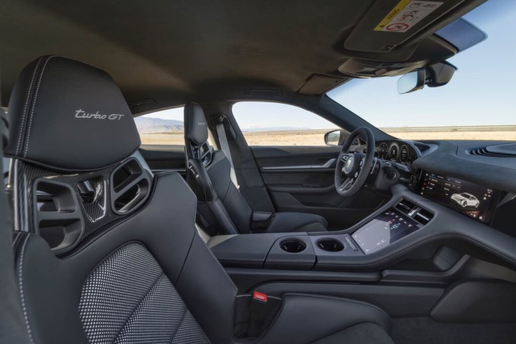 porsche taycan turbo gt cockpit